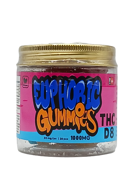 Delta 8 Gummies - Euphoric 1000mg